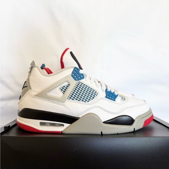 AUTHENTIC Jordan 4 Retro SE “What The” size 9 CI1184-146 2019 PRE-OWNED - Picture 1 of 9
